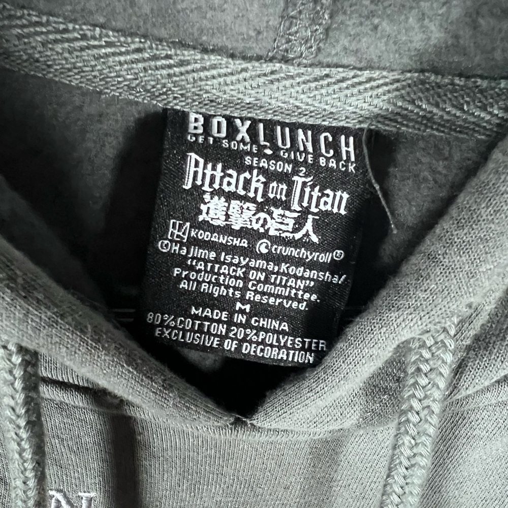 Attack on Titan Scout Regiment Colorblock Hoodie Size M * - Picture 2 of 3